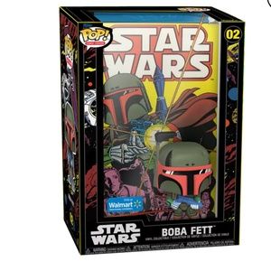 Star Wars Boba Fett Pop Comic Cover Vinyl Doll